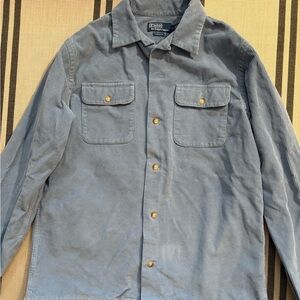 Ralph Lauren Blue Corduroy Shirt